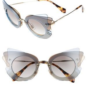 MIU MIU Multi Layered Butterfly Sunglasses NWT